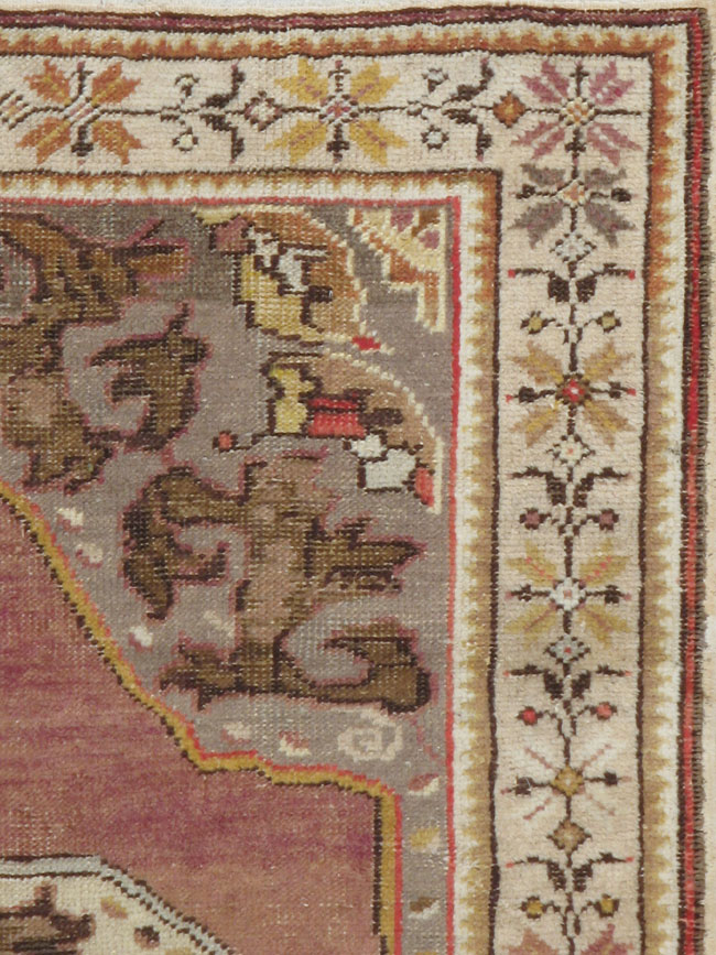 Vintage Turkish Oushak Rug, No.16274 - Galerie Shabab