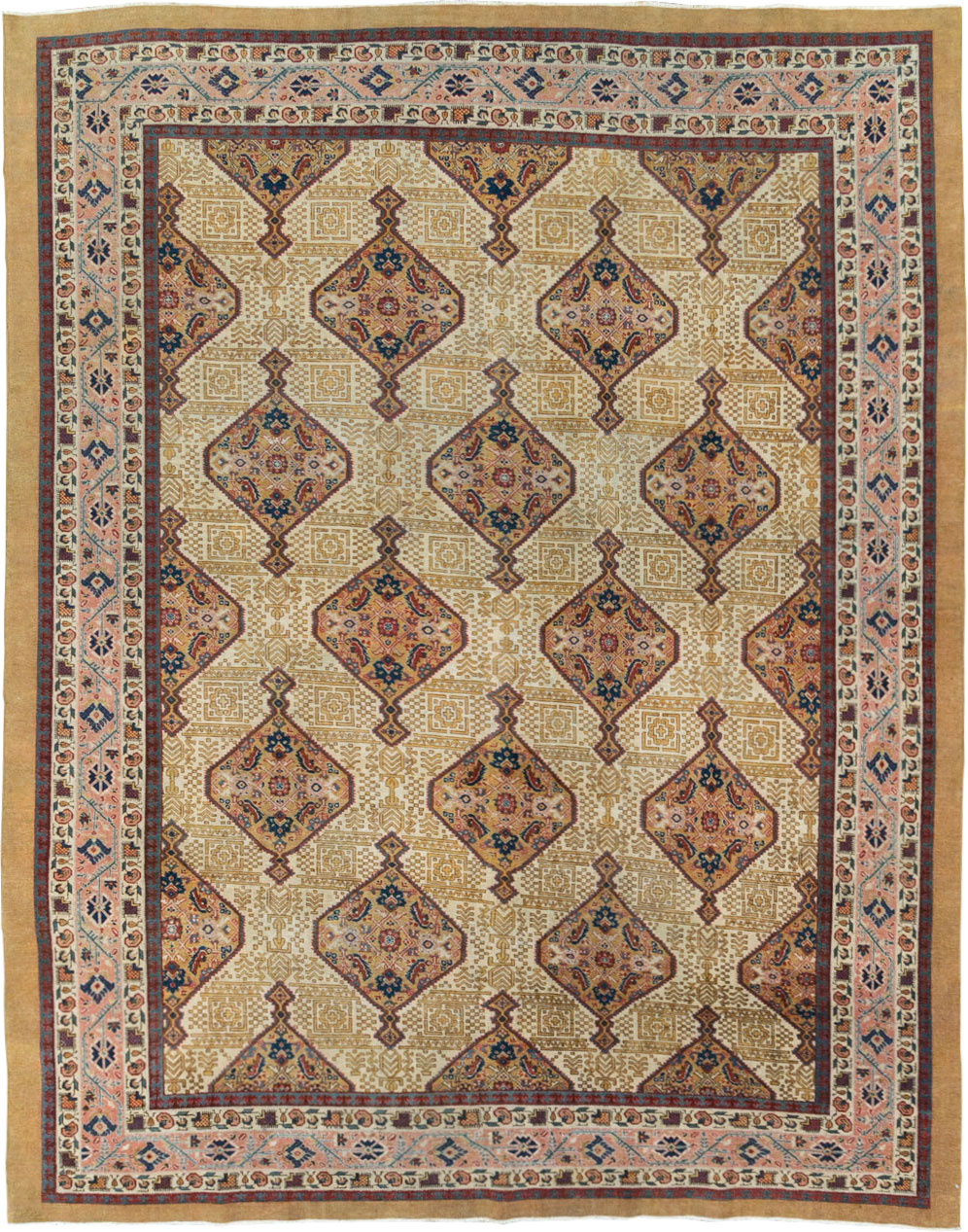 Antique Persian Tabriz Carpet, No.16282 - Galerie Shabab