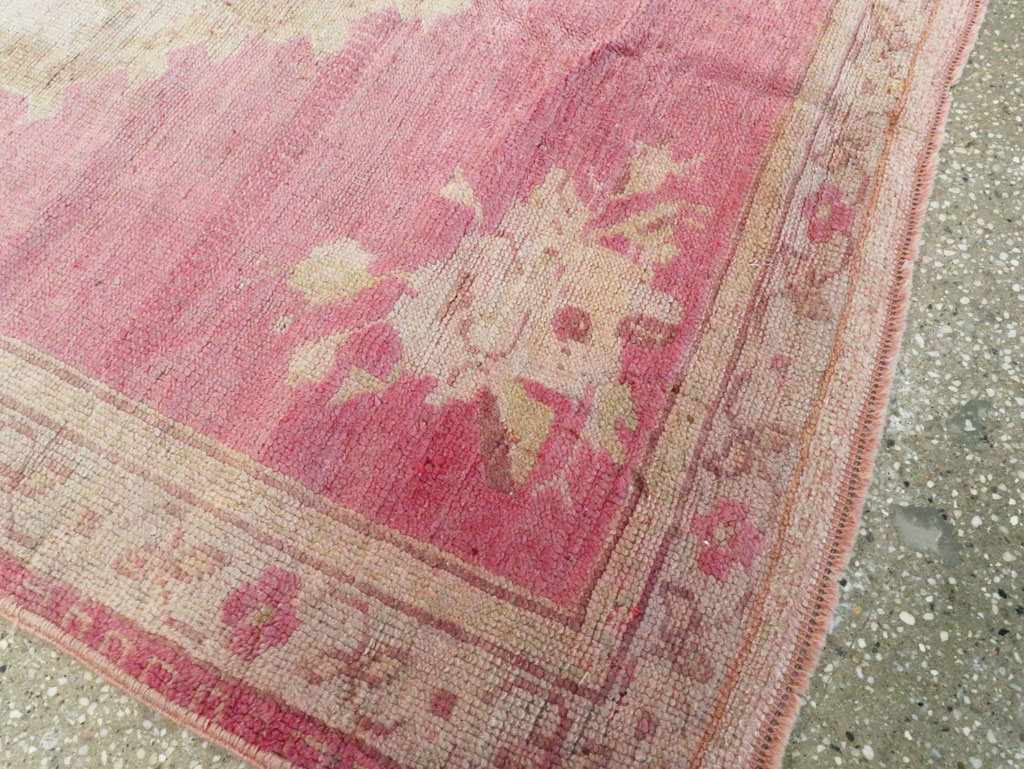 Antique Turkish Oushak Rug, No.16285 - Galerie Shabab