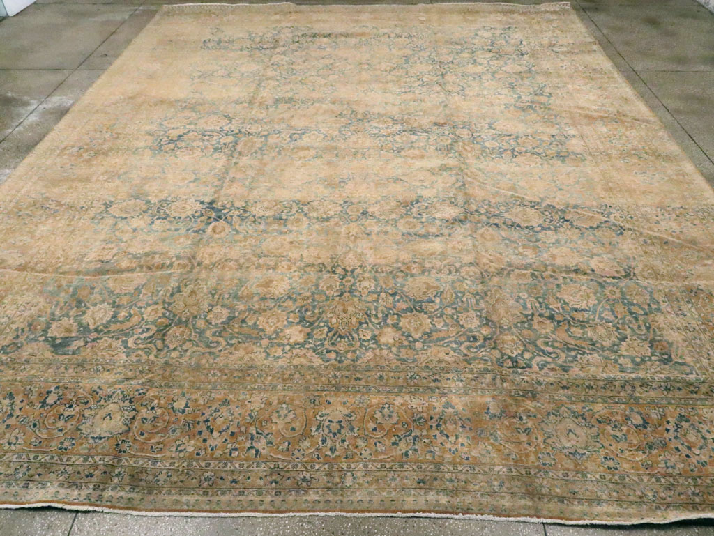 Antique Persian Tabriz Carpet, No.16289 - Galerie Shabab