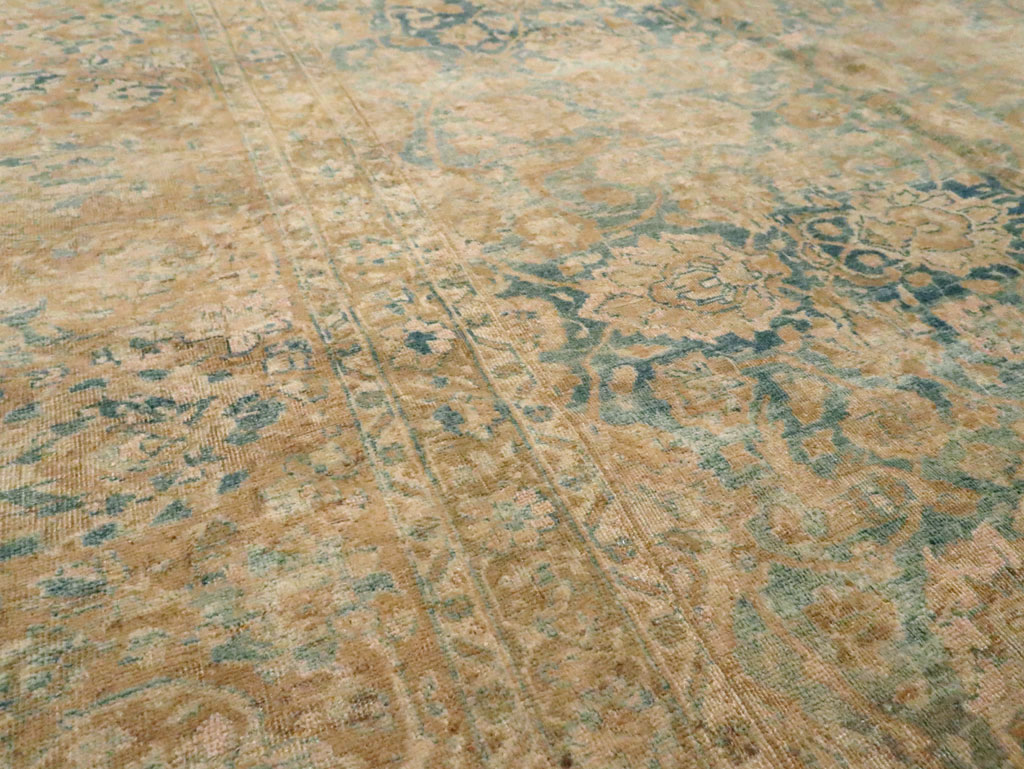 Antique Persian Tabriz Carpet, No.16289 - Galerie Shabab