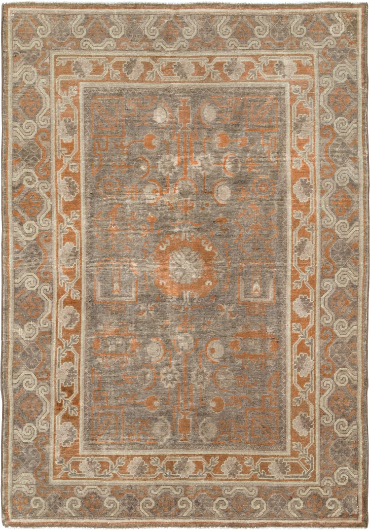 Vintage East Turkestan Khotan Rug, No.16293 - Galerie Shabab