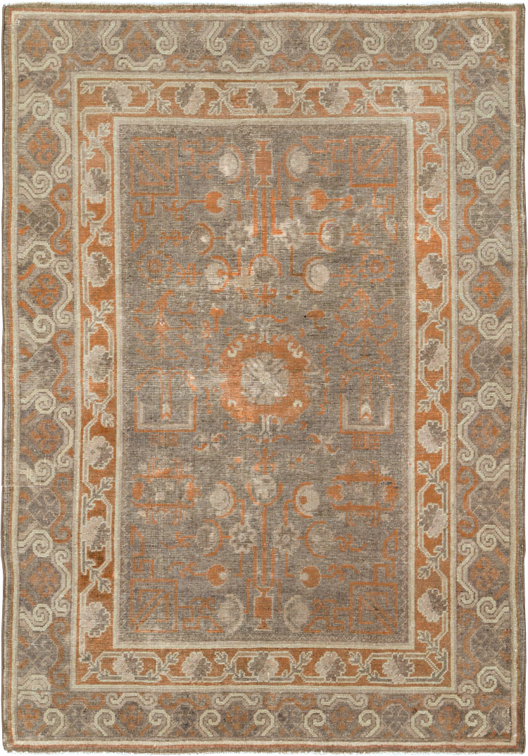 Vintage East Turkestan Khotan Rug, No.16293 - Galerie Shabab