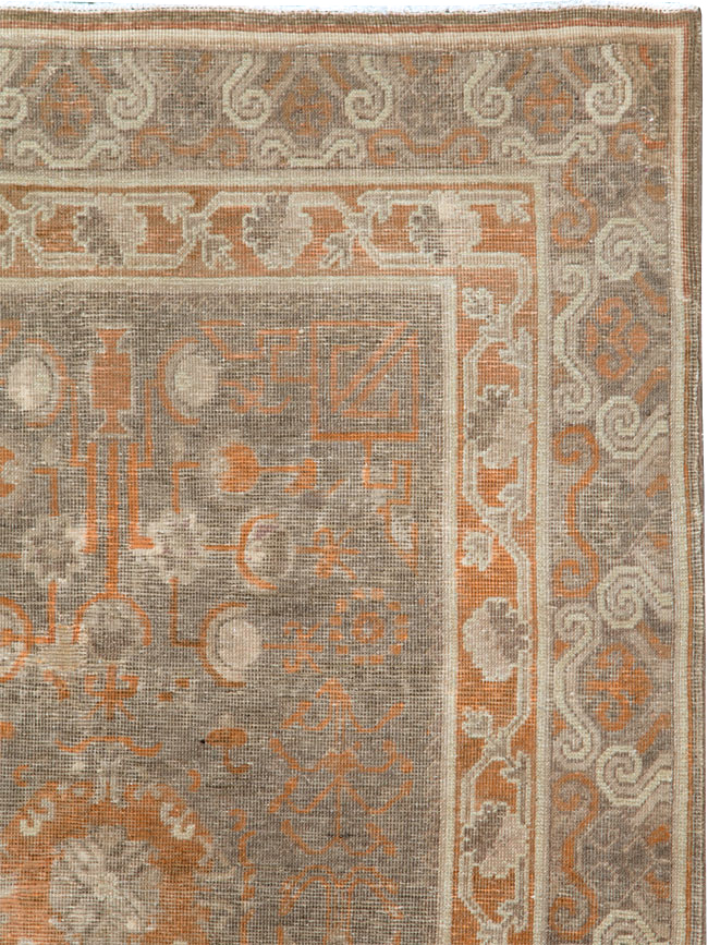 Vintage East Turkestan Khotan Rug, No.16293 - Galerie Shabab