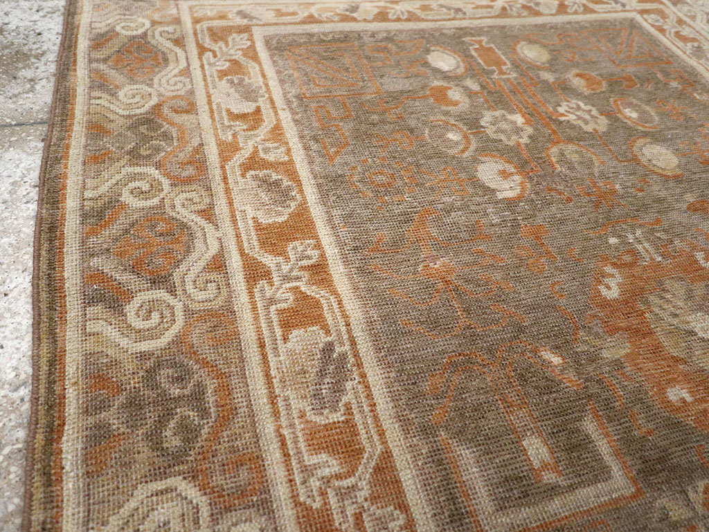 Vintage East Turkestan Khotan Rug, No.16293 - Galerie Shabab