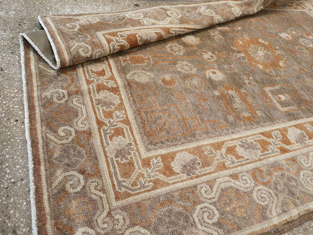 Vintage East Turkestan Khotan Rug, No.16293 - Galerie Shabab