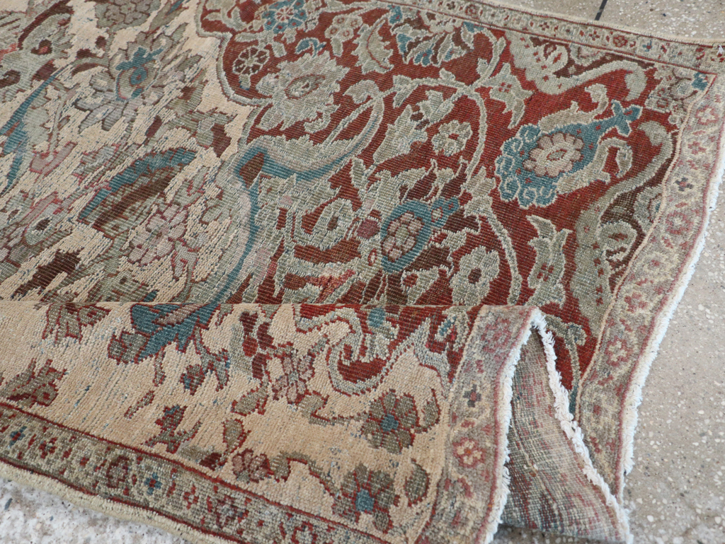 Antique Persian Mahal Sampler Rug, No.16304 - Galerie Shabab