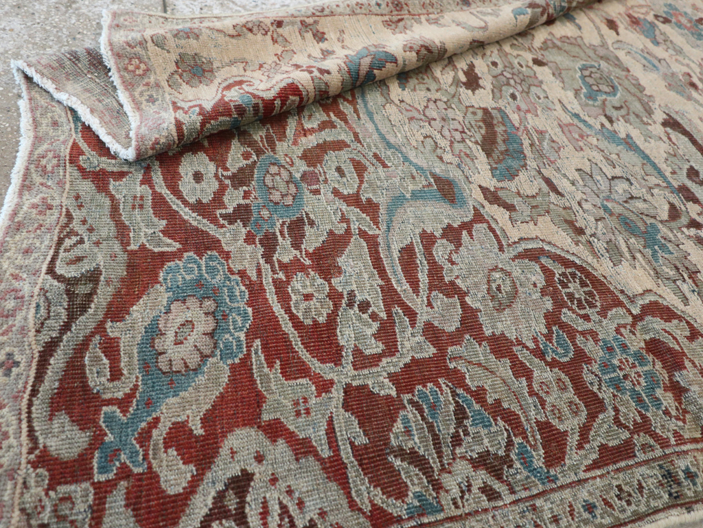 Antique Persian Mahal Sampler Rug, No.16304 - Galerie Shabab