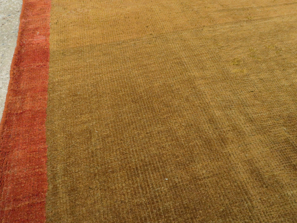 Vintage Persian Mahal Wide Gallery Runner, No.16316 - Galerie Shabab