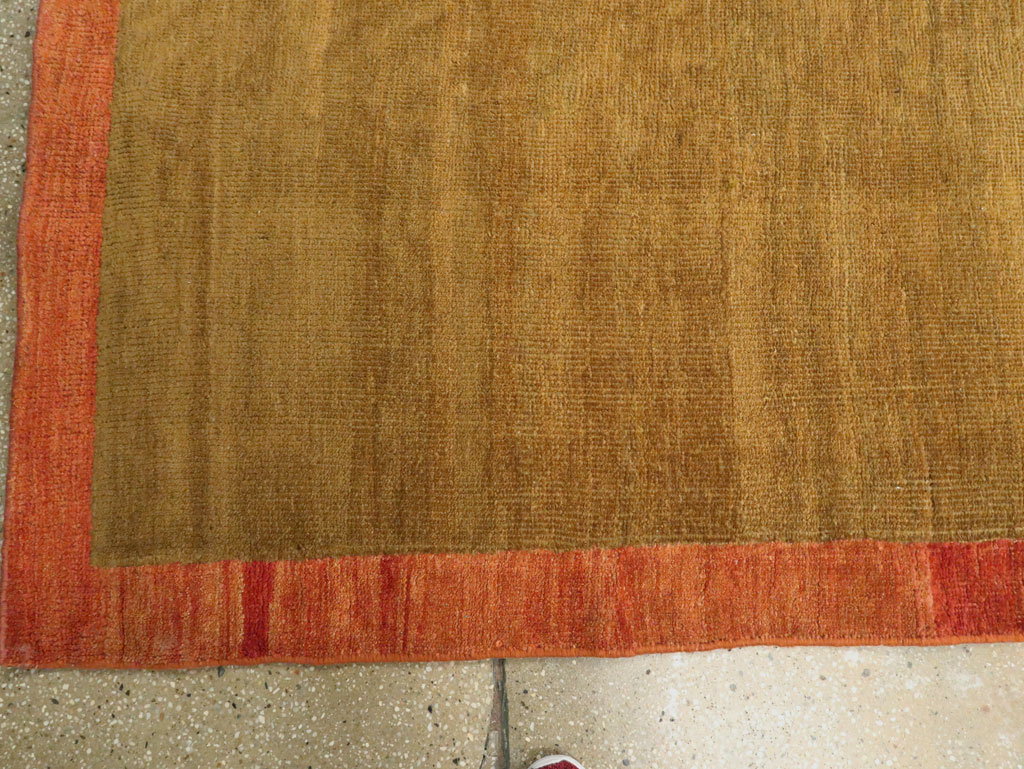 Vintage Persian Mahal Wide Gallery Runner, No.16316 - Galerie Shabab