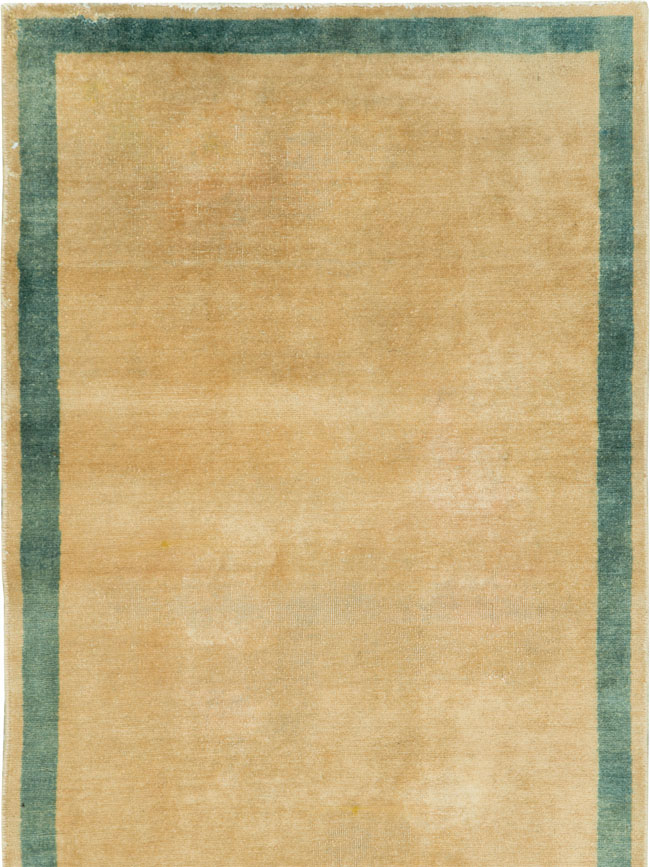 Vintage Persian Tabriz Modernist Runner, No.16318 - Galerie Shabab