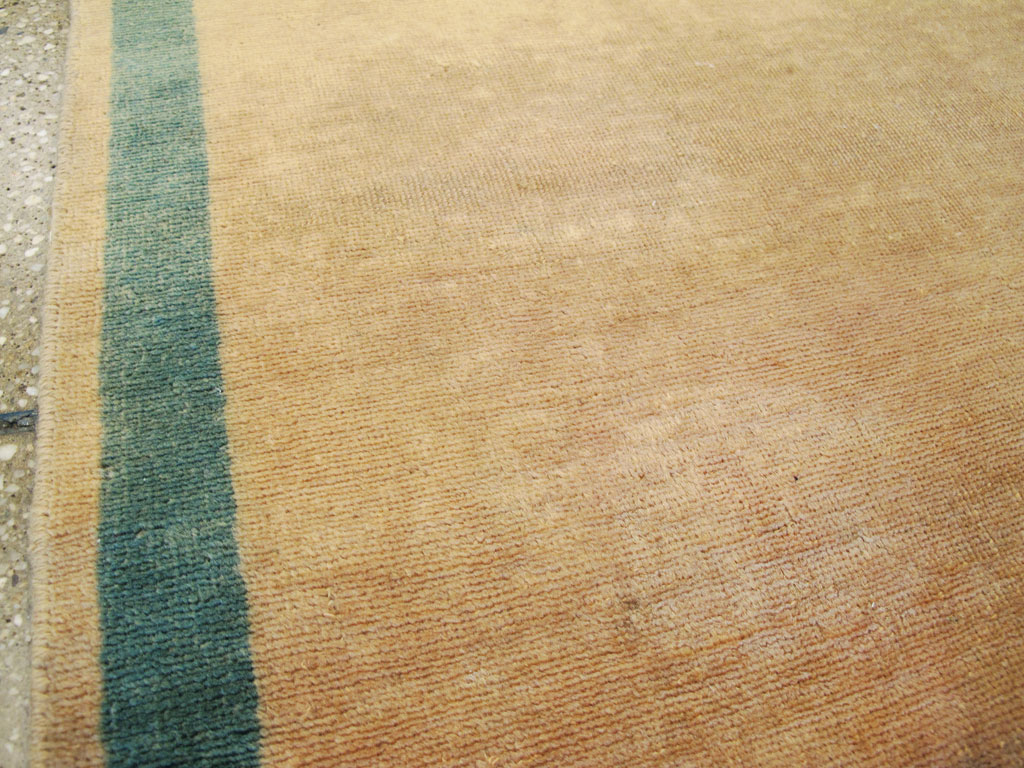 Vintage Persian Tabriz Modernist Runner, No.16318 - Galerie Shabab