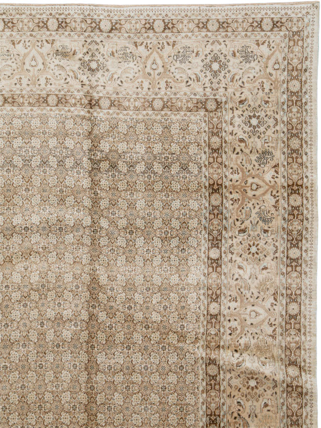 Vintage Persian Moud Carpet, No.16319 - Galerie Shabab