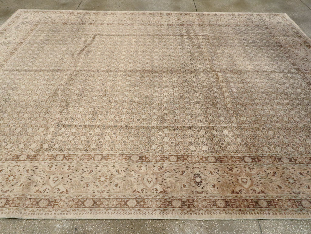 Vintage Persian Moud Carpet, No.16319 - Galerie Shabab