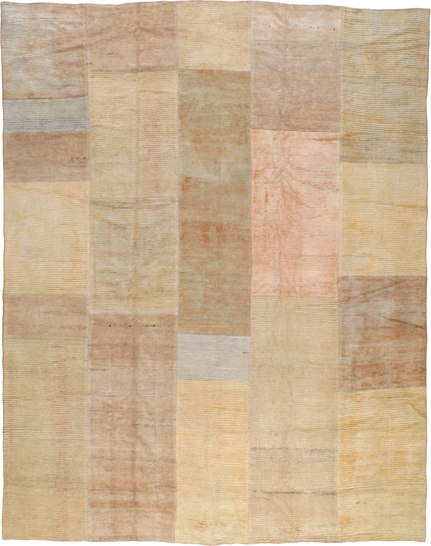 Vintage Turkish Tulu Compartment Carpet, No.16331 - Galerie Shabab