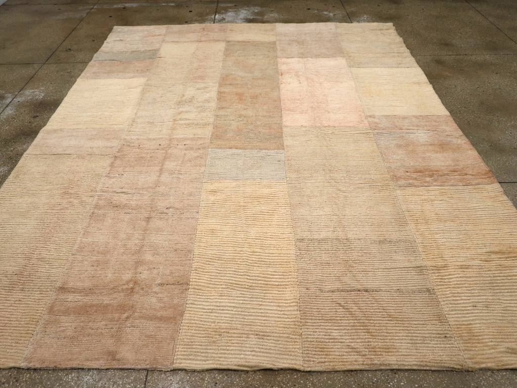 Vintage Turkish Tulu Compartment Carpet, No.16331 - Galerie Shabab