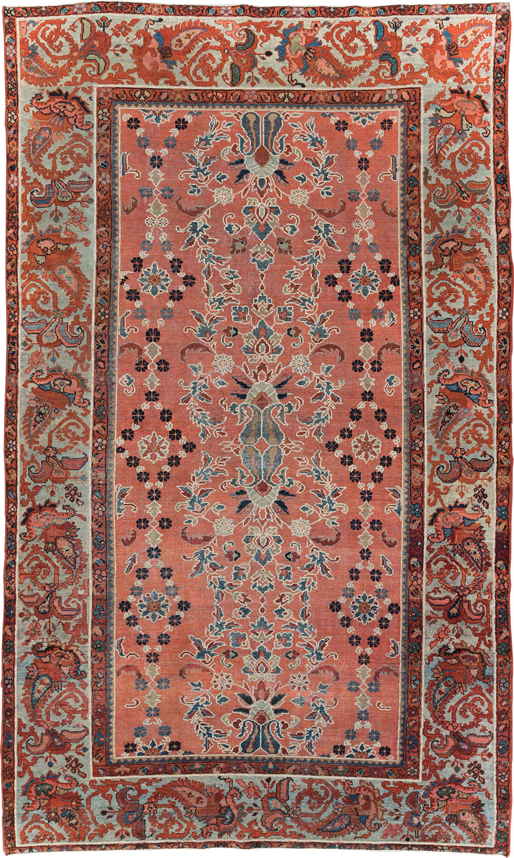 Antique Persian Malayer Gallery Carpet, No.16351 - Galerie Shabab