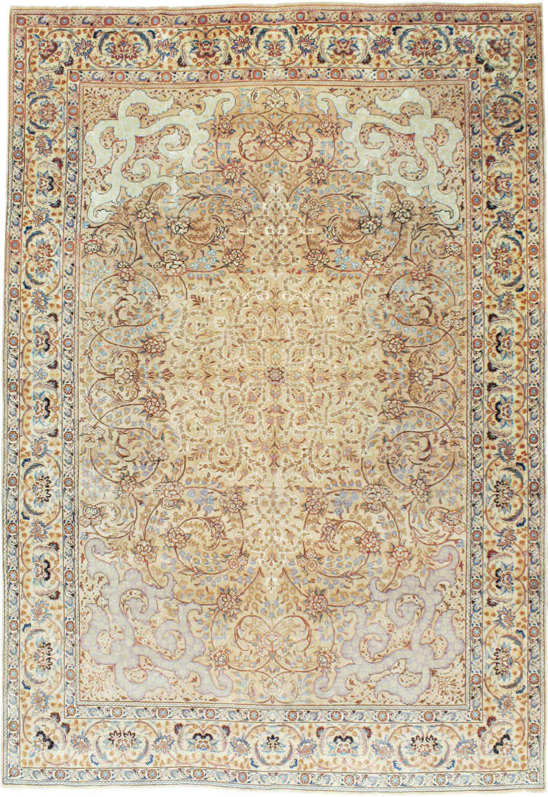 Vintage Persian Tabriz Rug, No.16353 - Galerie Shabab