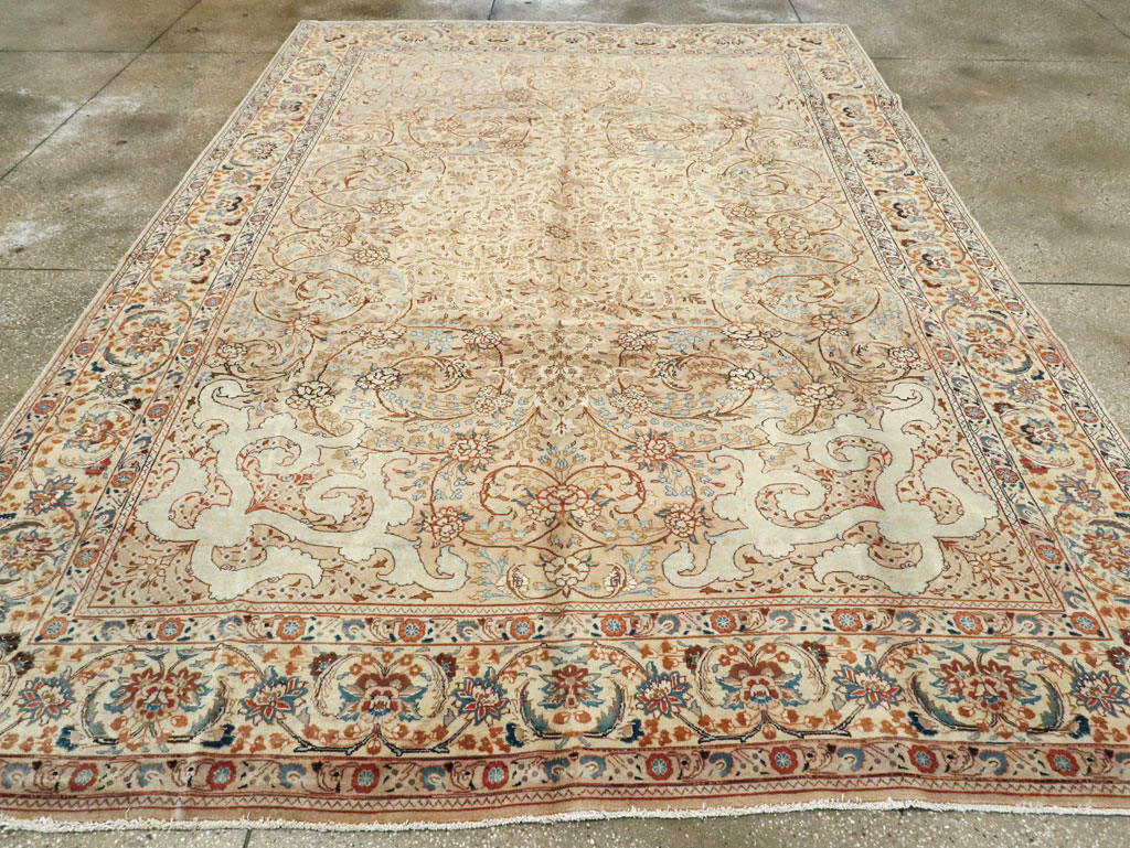 Vintage Persian Tabriz Rug, No.16353 - Galerie Shabab