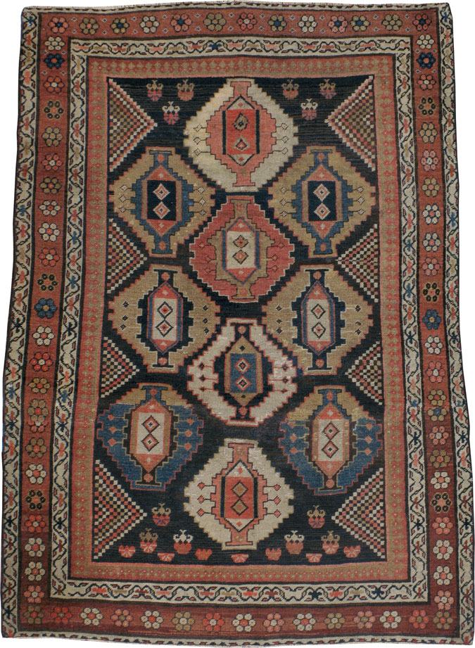 Antique Persian Kurdish Rug, No.16371 - Galerie Shabab