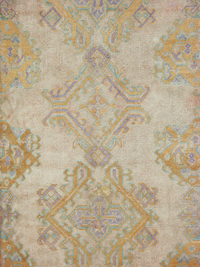 Antique Turkish Oushak Carpet, No.16373 - Galerie Shabab