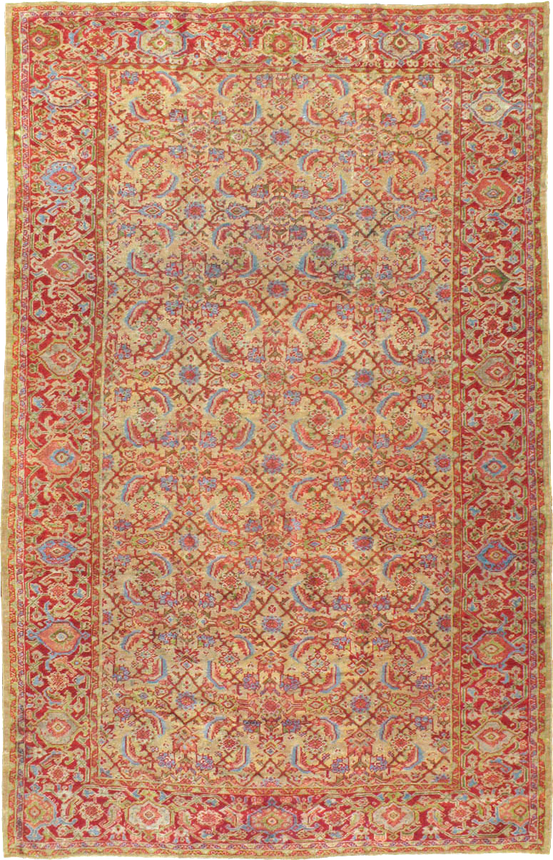 Antique Persian Mahal Carpet, No.16379 - Galerie Shabab