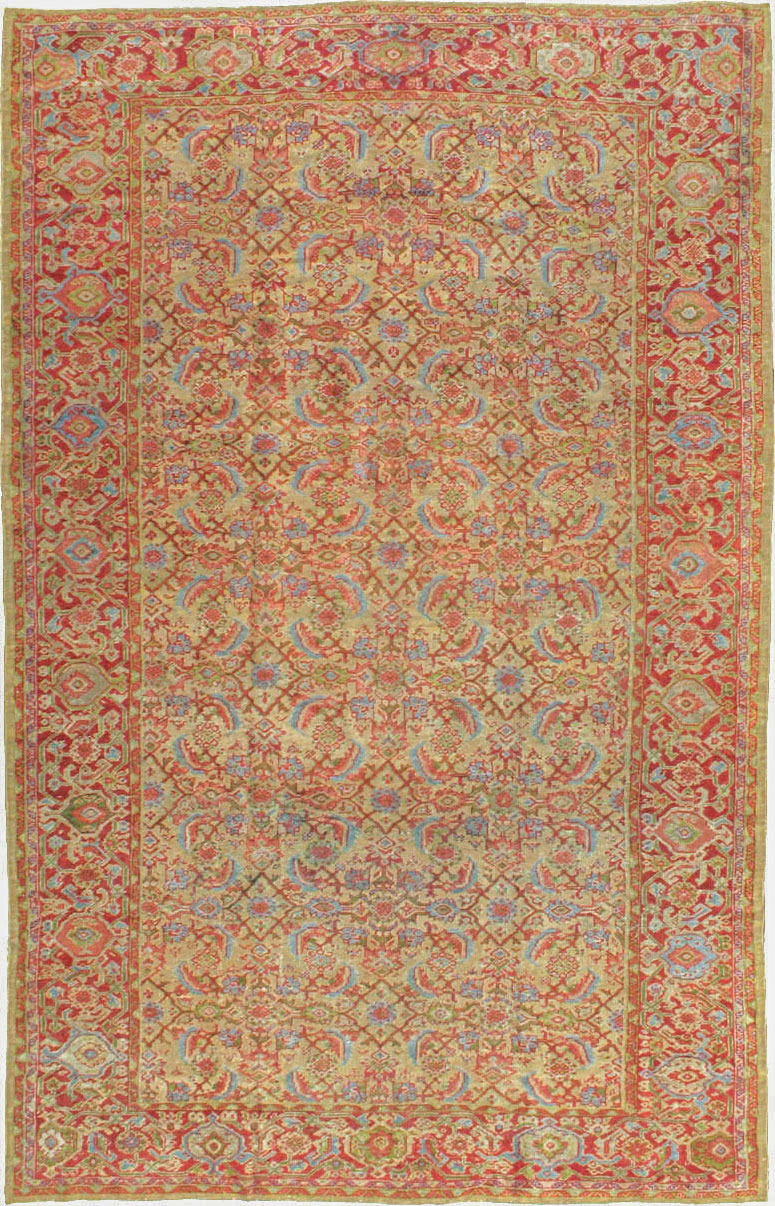 Antique Persian Mahal Carpet, No.16379 - Galerie Shabab