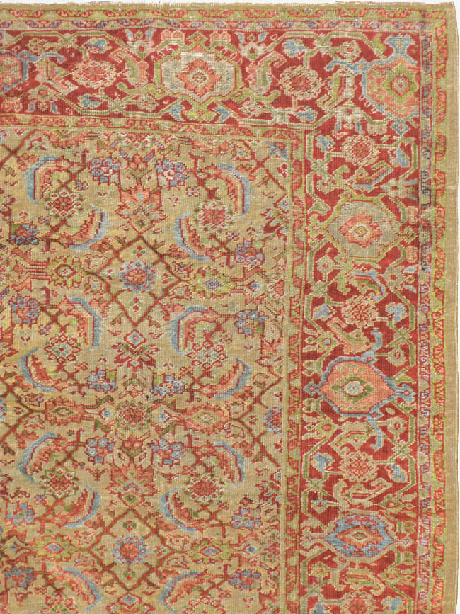 Antique Persian Mahal Carpet, No.16379 - Galerie Shabab