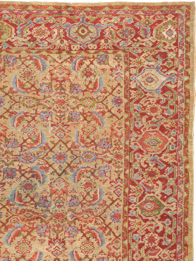 Antique Persian Mahal Carpet, No.16379 - Galerie Shabab