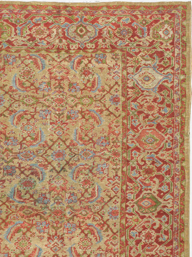 Antique Persian Mahal Carpet, No.16379 - Galerie Shabab