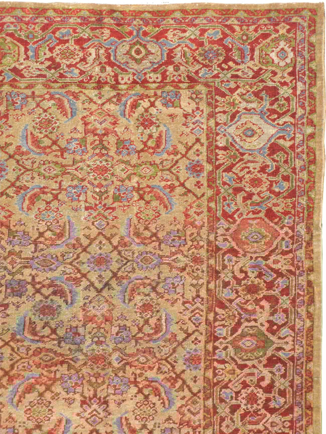 Antique Persian Mahal Carpet, No.16379 - Galerie Shabab