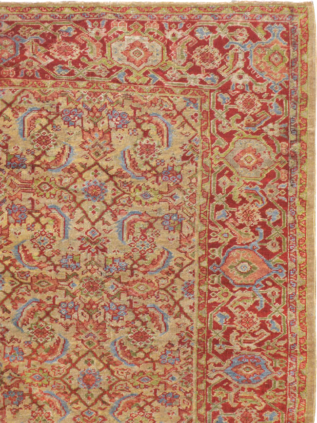 Antique Persian Mahal Carpet, No.16379 - Galerie Shabab