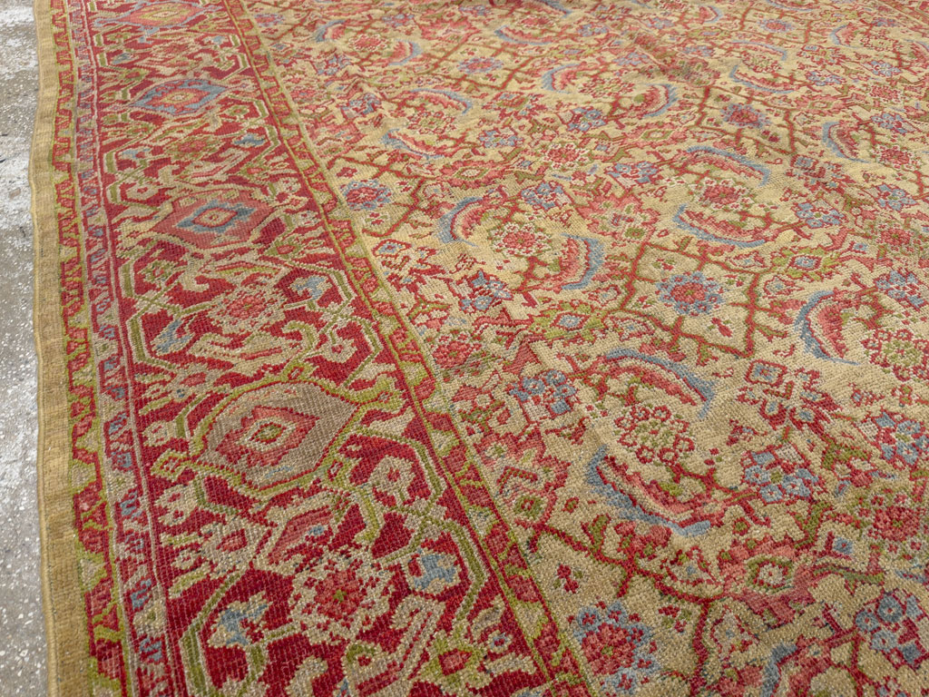Antique Persian Mahal Carpet, No.16379 - Galerie Shabab