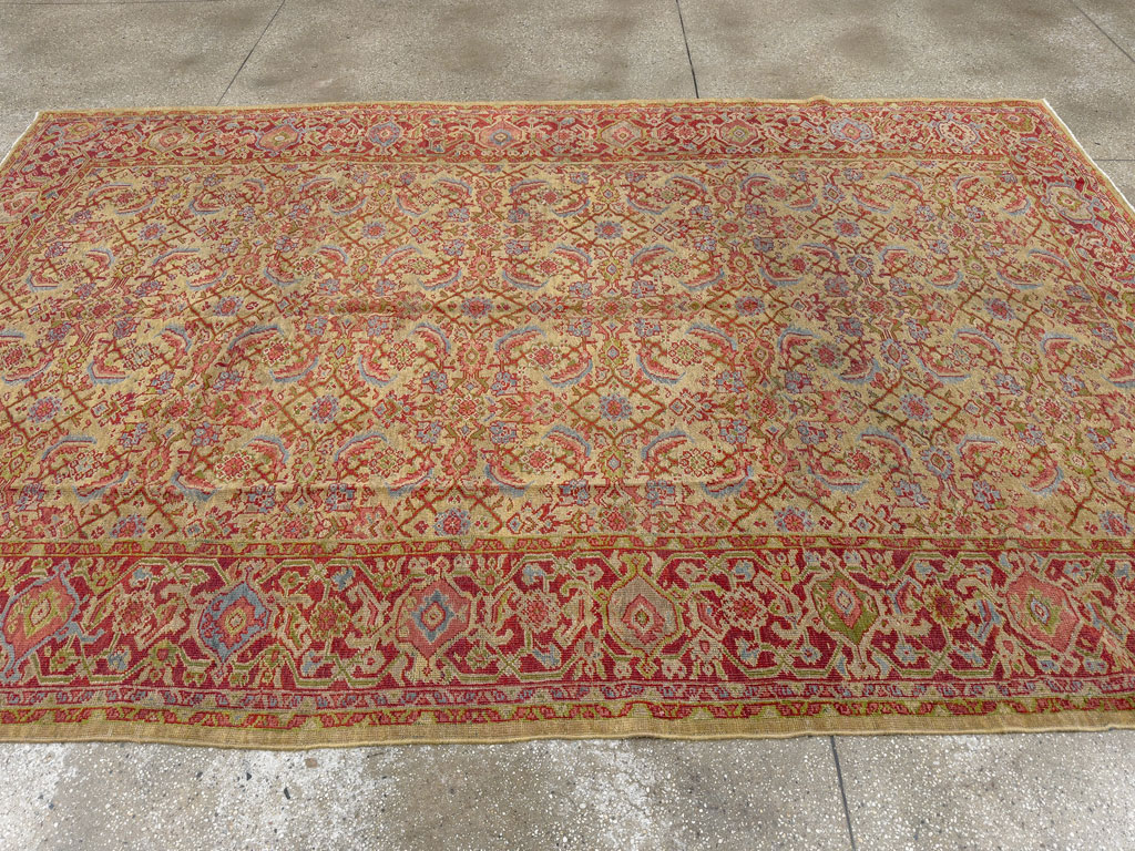 Antique Persian Mahal Carpet, No.16379 - Galerie Shabab