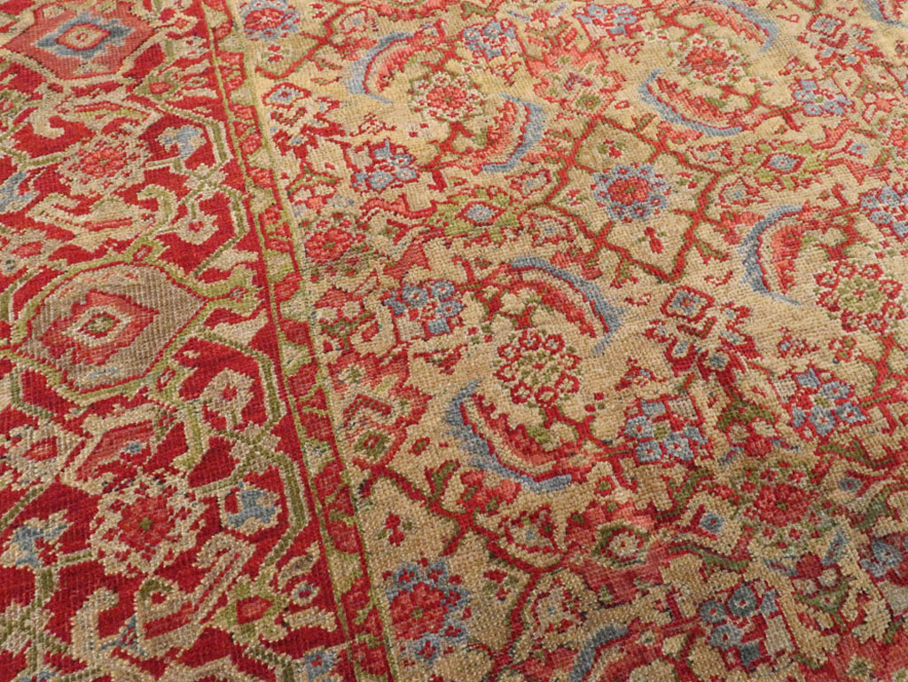 Antique Persian Mahal Carpet, No.16379 - Galerie Shabab