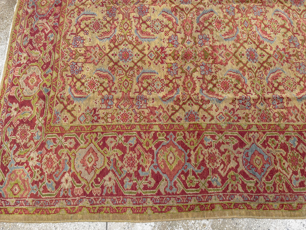 Antique Persian Mahal Carpet, No.16379 - Galerie Shabab