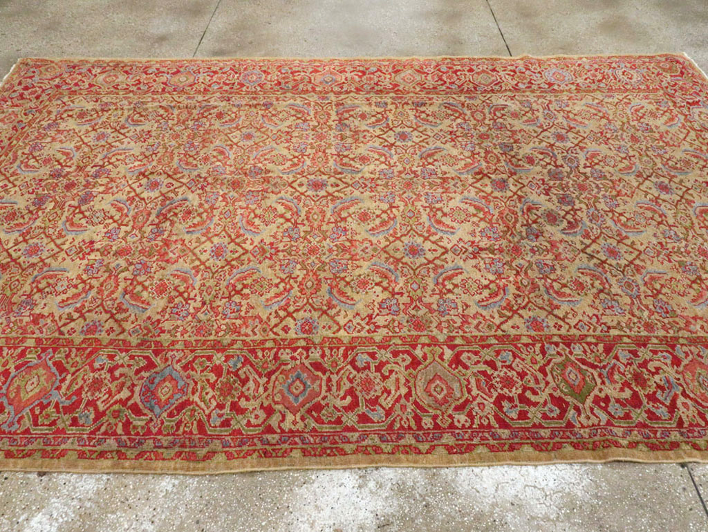 Antique Persian Mahal Carpet, No.16379 - Galerie Shabab