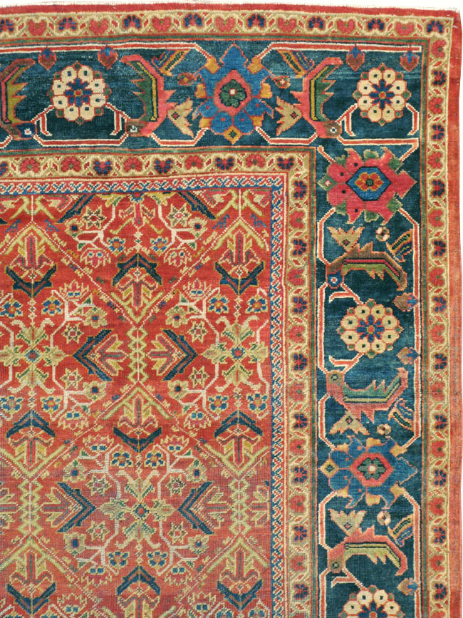 Antique Persian Mahal Carpet, No.16383 - Galerie Shabab