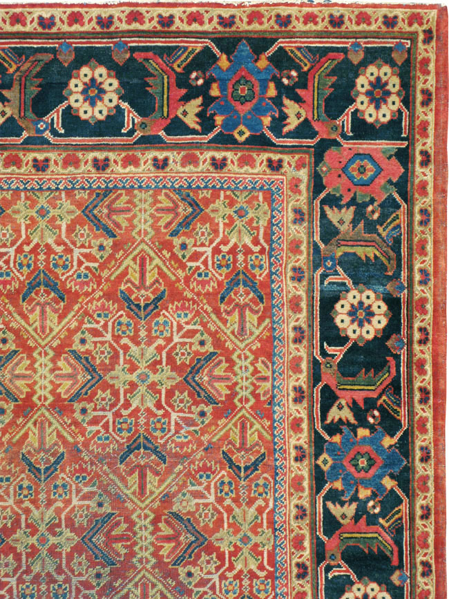 Antique Persian Mahal Carpet, No.16383 - Galerie Shabab
