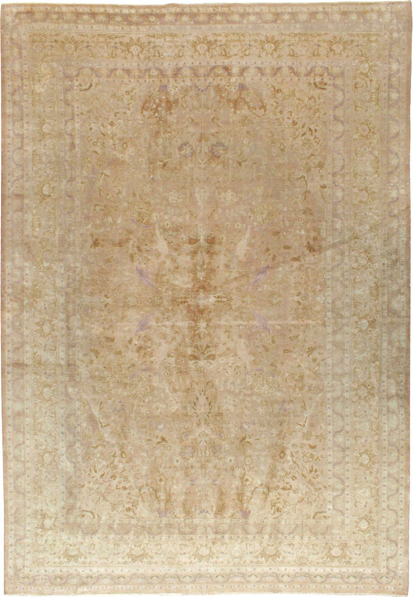 Vintage Turkish Herekeh Silk Rug, No.16401 - Galerie Shabab