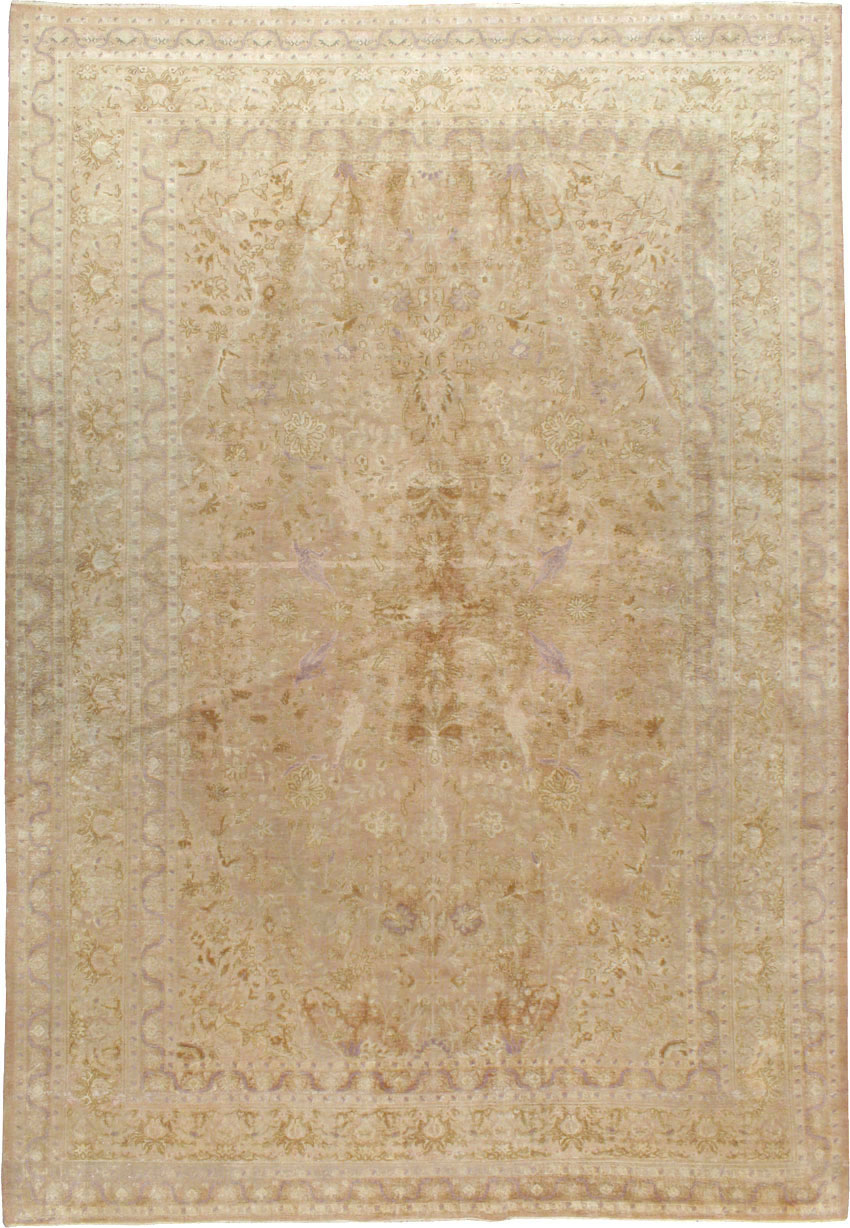 Vintage Turkish Herekeh Silk Rug, No.16401 - Galerie Shabab