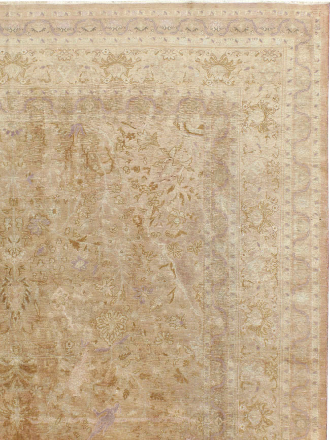 Vintage Turkish Herekeh Silk Rug, No.16401 - Galerie Shabab