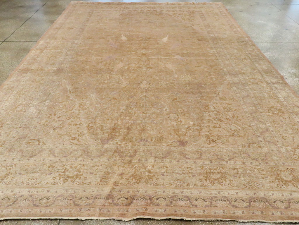 Vintage Turkish Herekeh Silk Rug, No.16401 - Galerie Shabab