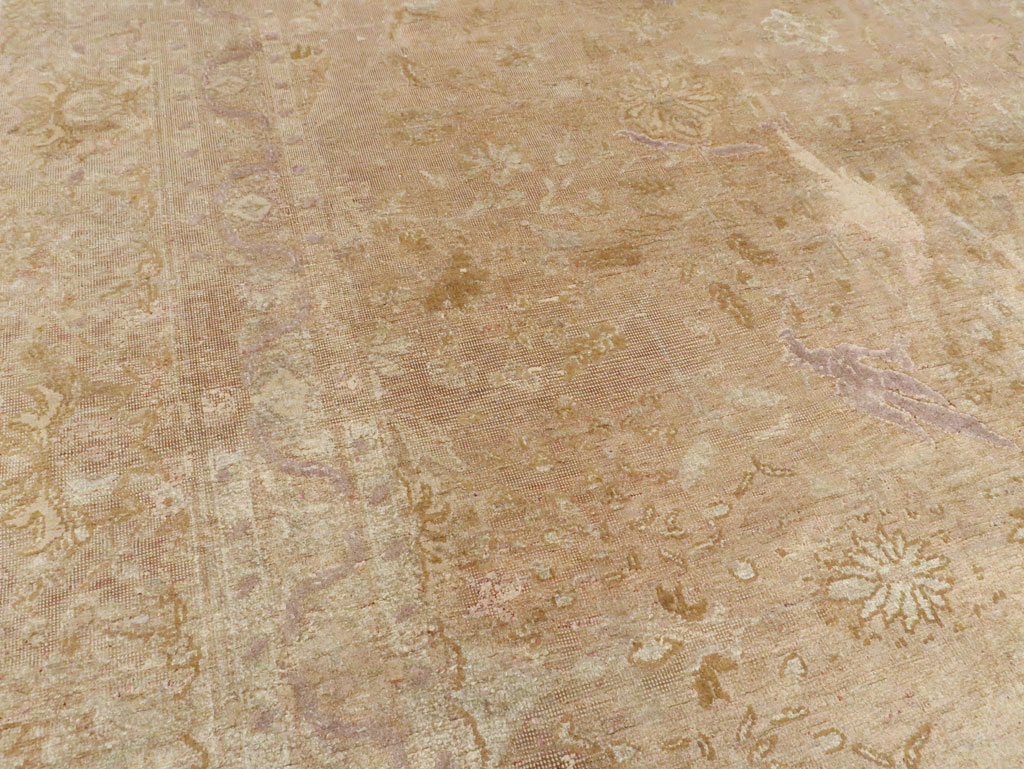 Vintage Turkish Herekeh Silk Rug, No.16401 - Galerie Shabab