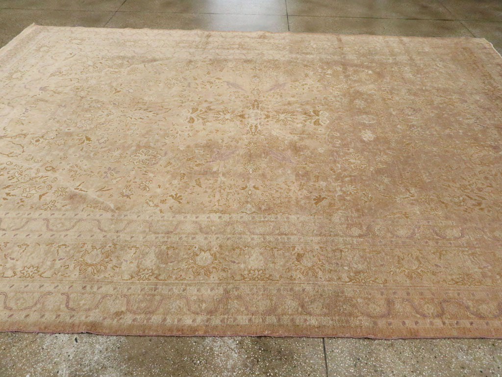 Vintage Turkish Herekeh Silk Rug, No.16401 - Galerie Shabab