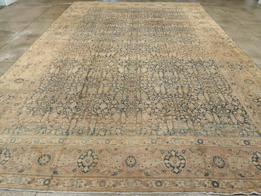 Antique Persian Tabriz Carpet, No.16410 - Galerie Shabab