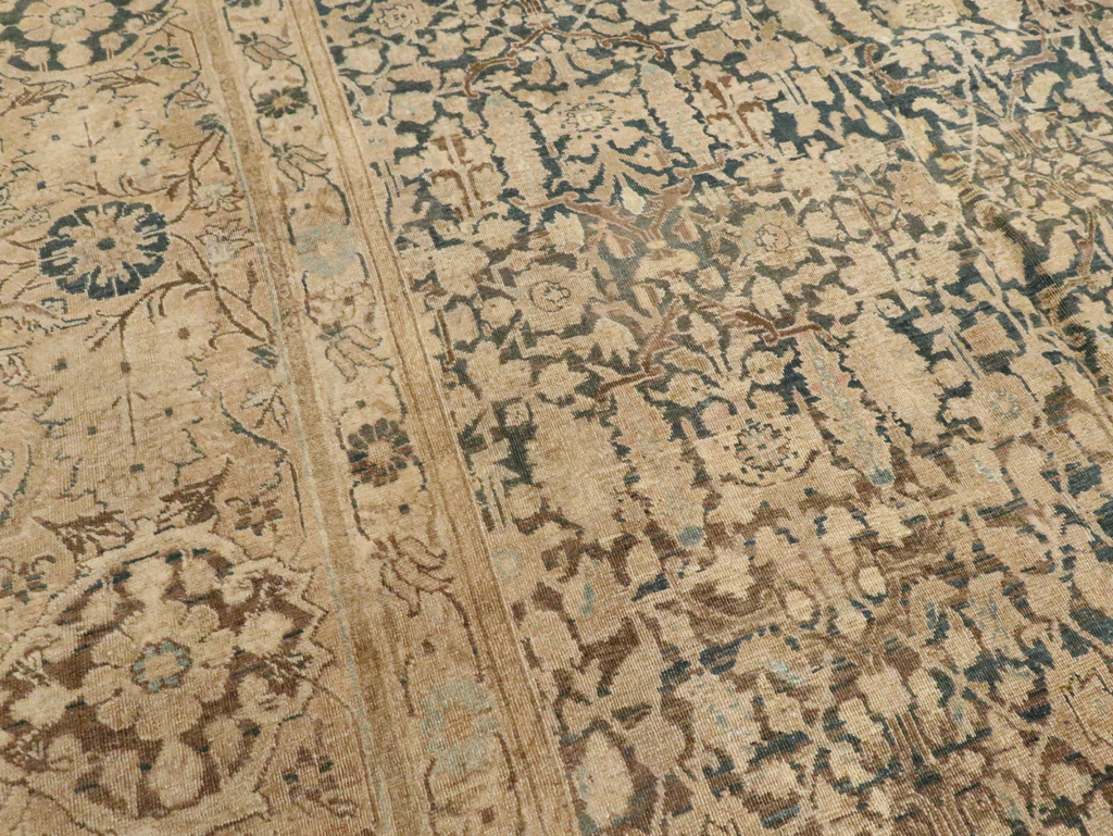 Antique Persian Tabriz Carpet, No.16410 - Galerie Shabab