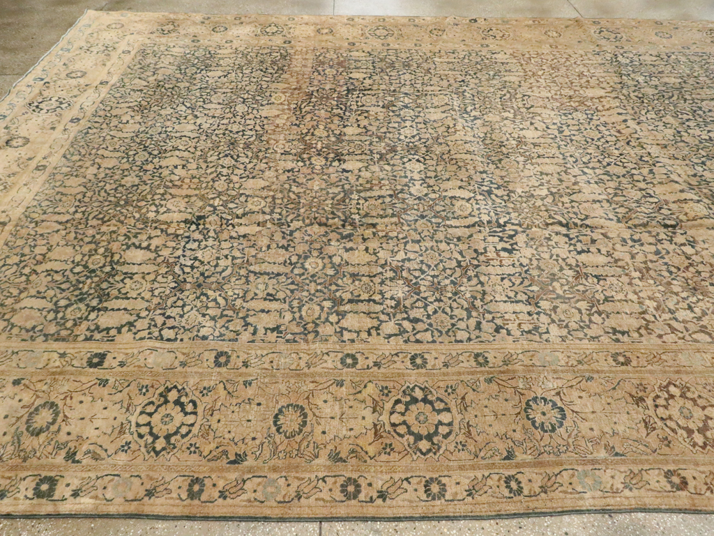 Antique Persian Tabriz Carpet, No.16410 - Galerie Shabab