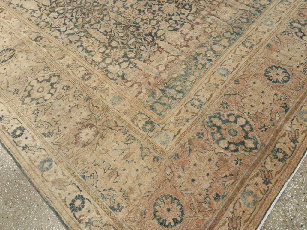 Antique Persian Tabriz Carpet, No.16410 - Galerie Shabab