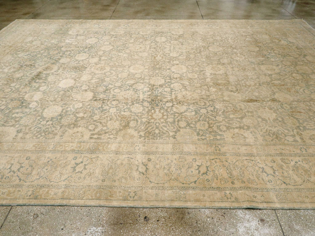 Antique Persian Tabriz Carpet, No.16413 - Galerie Shabab